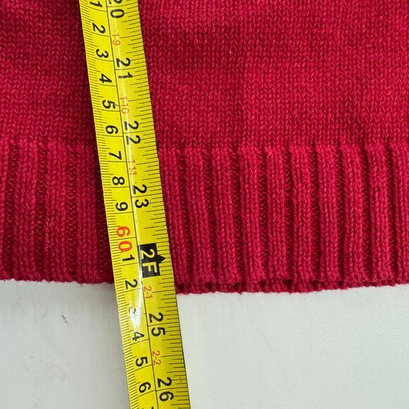 Vintage Classic Elements Christmas Zip Up Cardigan Sweater Size Small Snowman - Picture 6 of 8